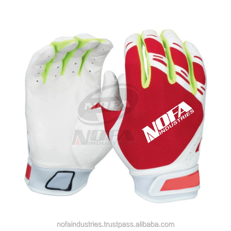 Hot Selling Factory Comfortable Hand Protection Softball Batting Gloves Good Quality Professional Custom Baseball Batting Gloves