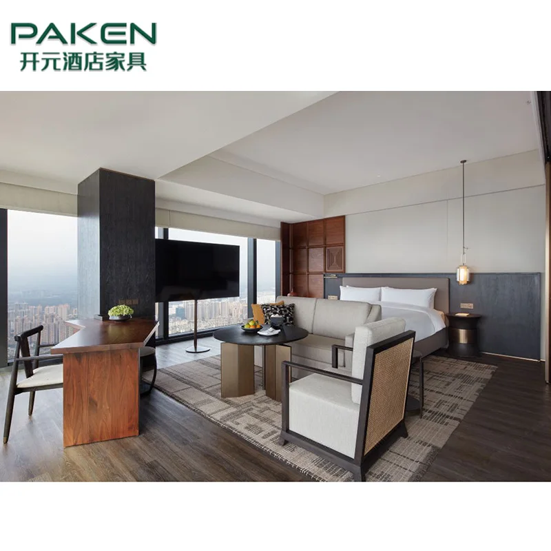 King Size bed upholstery bed base bed headboard furniture hotel bedroom set