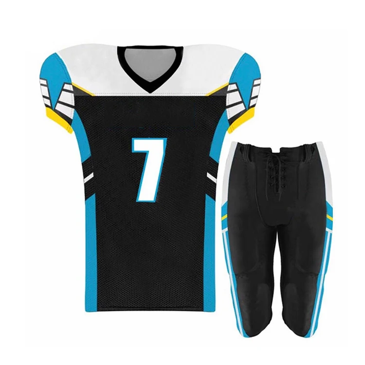 Trending Style Custom College Sublimation Tackle Twill football uniform set Custom Practice American Football Uniform for men