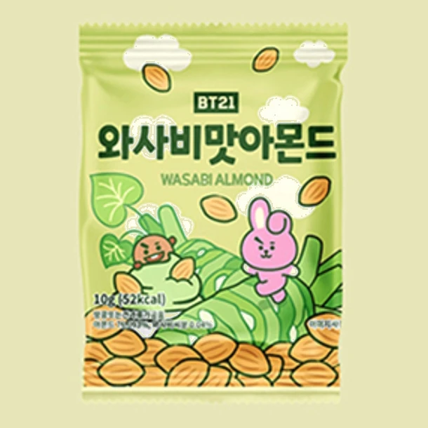 Honey Butter Almond 10g Delivery from Korea on the fastest way New Arrival Product In Korea Best Price and Good Product