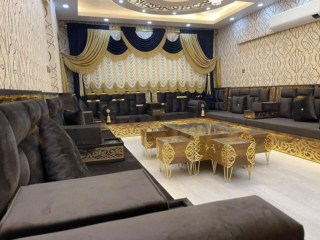 Марокканский диван Sedari Марокканская джалса роскошный комплект U-диванов для марокканского салона деревянный диванов деревянные наборы мебели гостиной