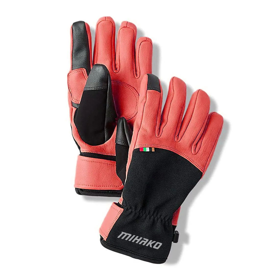 Best Quality heated resistant black mechanical safety cow split palm leather working welding gloves