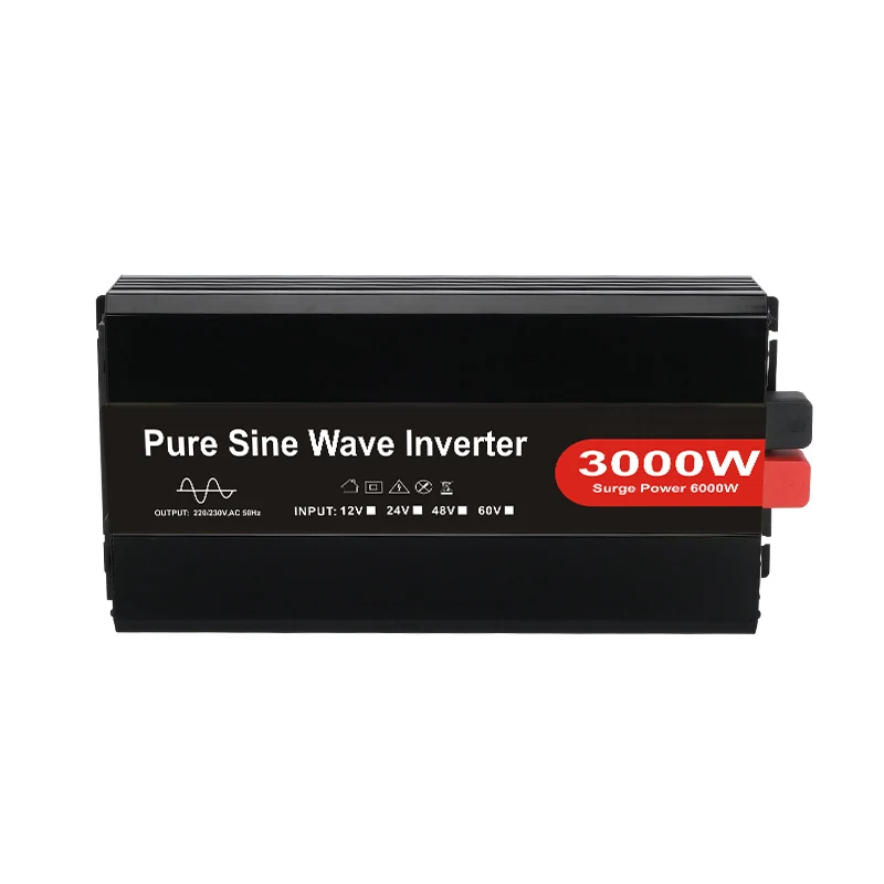 factory manufacturer 3000w pure sine wave inverter ac dc solar inverter 12v to 220v power converter