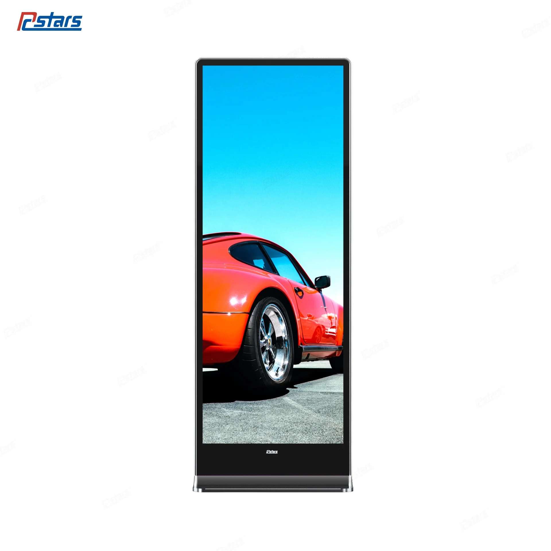 69.3 inch Indoor Ultra-thin LCD Stretched Screen Bar Display Advertising Totem with Floor Stand