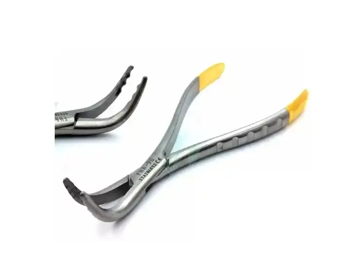GERMAN DENTAL LOWER 90 DEGREE FISH HOOK ROOT TIP EXTRACTION FORCEPS