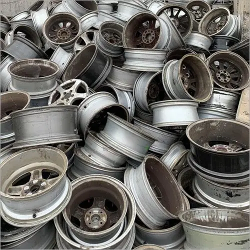 Aluminum wheel scrap