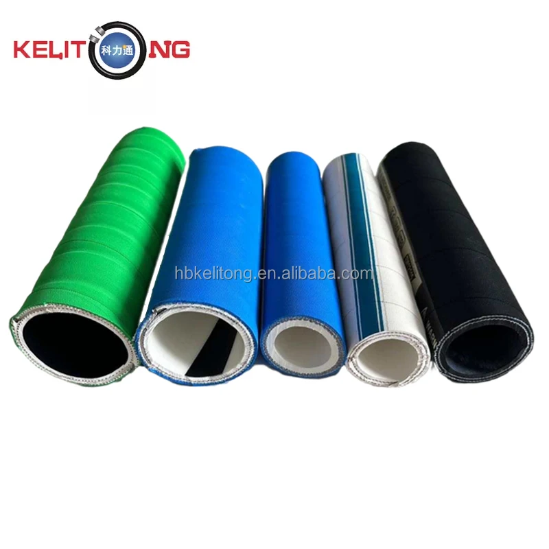 Chemical Rubber Hose EPDM Multi-purpose Chemical Green Hose To Transport Beer Beverage Milk Food Grade Rubber Pipe
