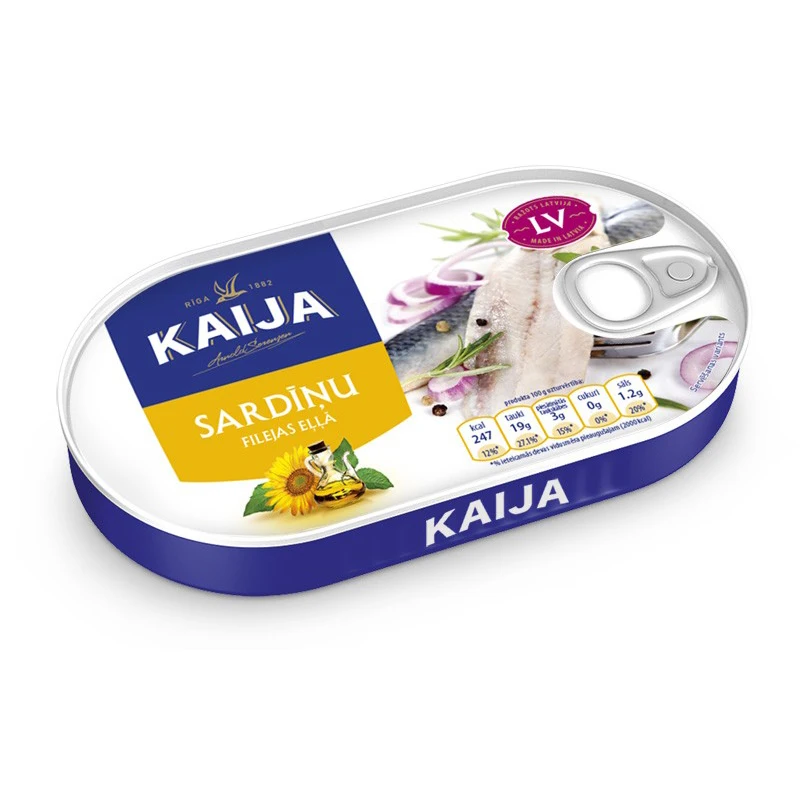 Seafood in Tomato Sauce or Vegetable Oil Canned Sardine Fillet