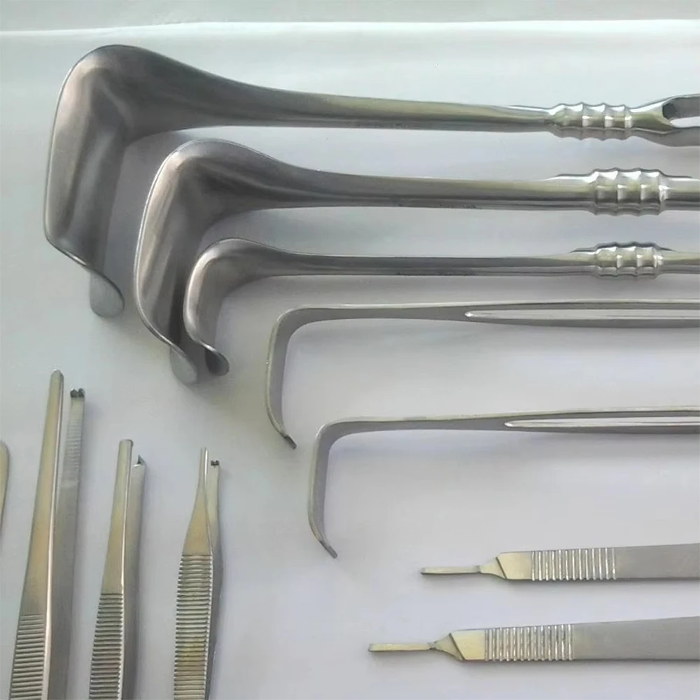Custom Made Medical Surgical Plastic Surgery Set Stainless Steel General Plastic Surgery Instruments Set of 72 Pcs