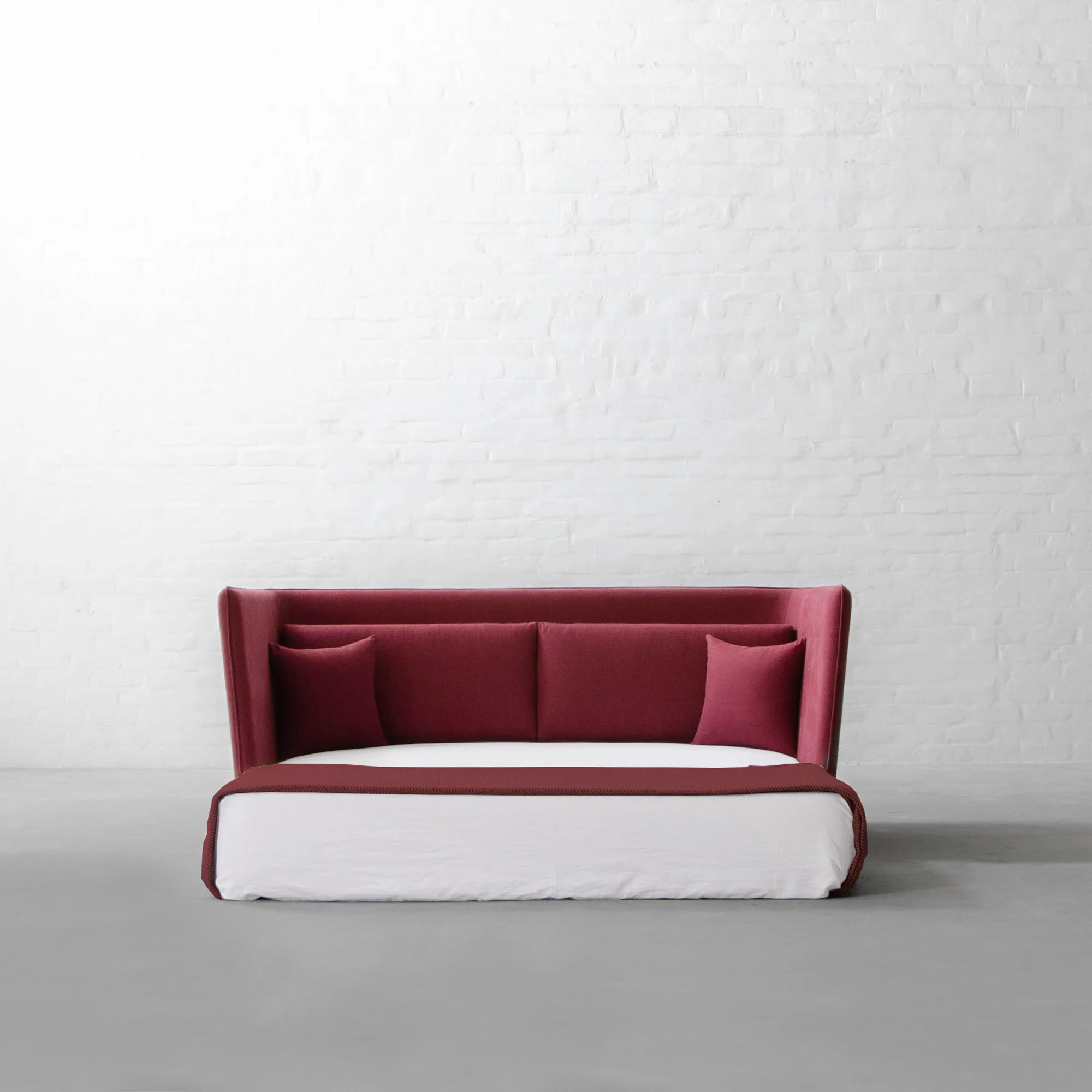 Red Maroon Sofa Bed Cute Fabric With Wooden Sofa Cum Bed Folding Living Room Furniture Sofa Beds