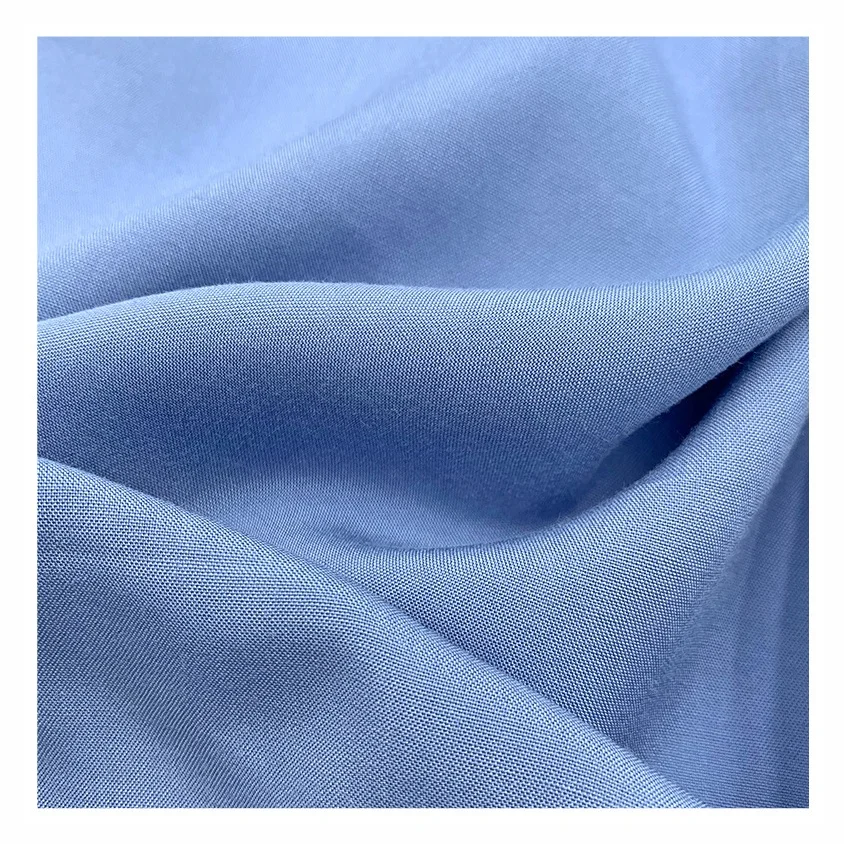 30s 45s Woven spun rayon challis fabric solid viscose poplin 100 rayon fabric plain dyed viscose rayon fabric