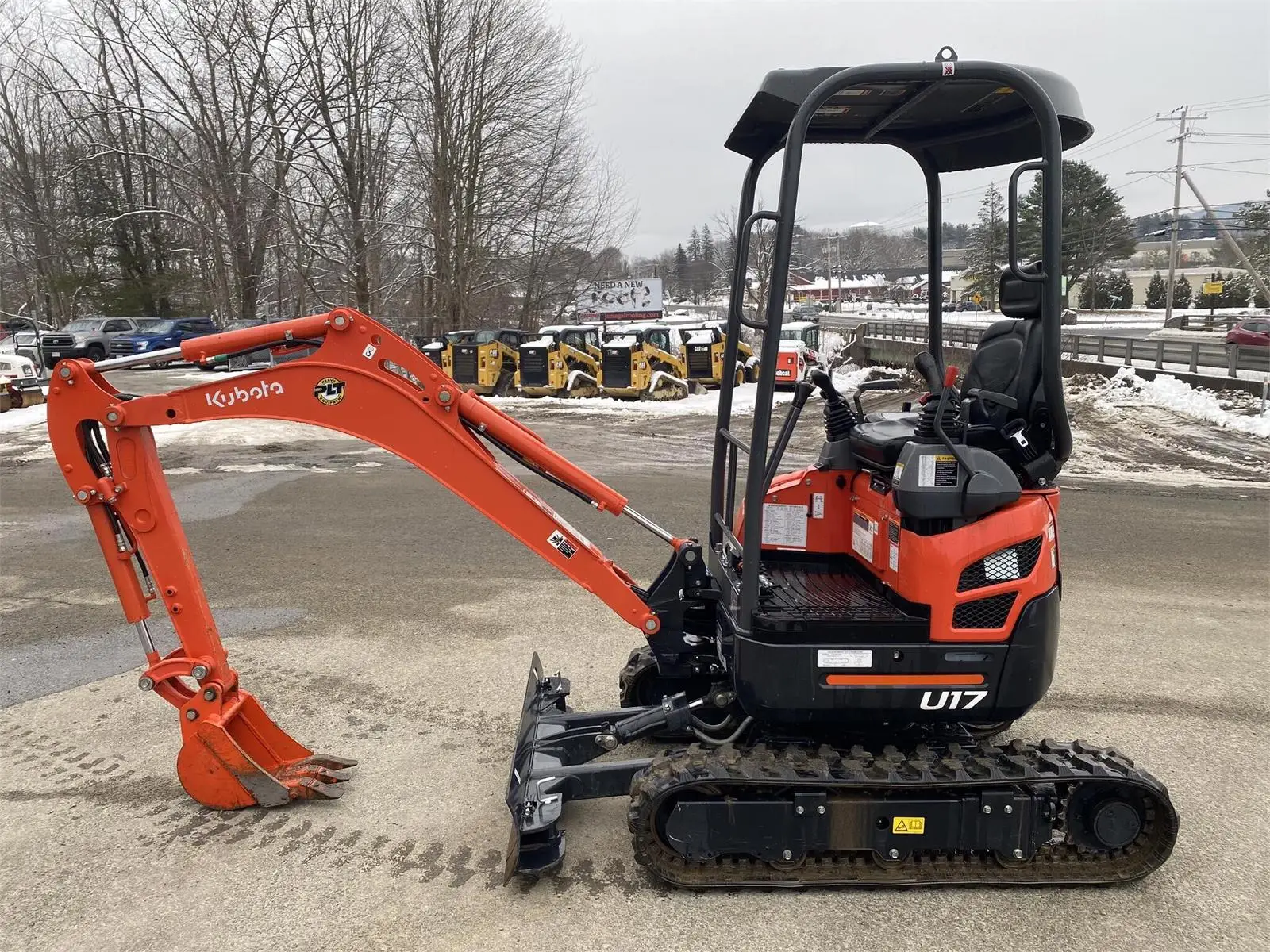 Мини-экскаватор 2023 Kubota U17 7 тонн колесное строительное оборудование гидравлическая коробка передач насос двигатель ведро распродажа