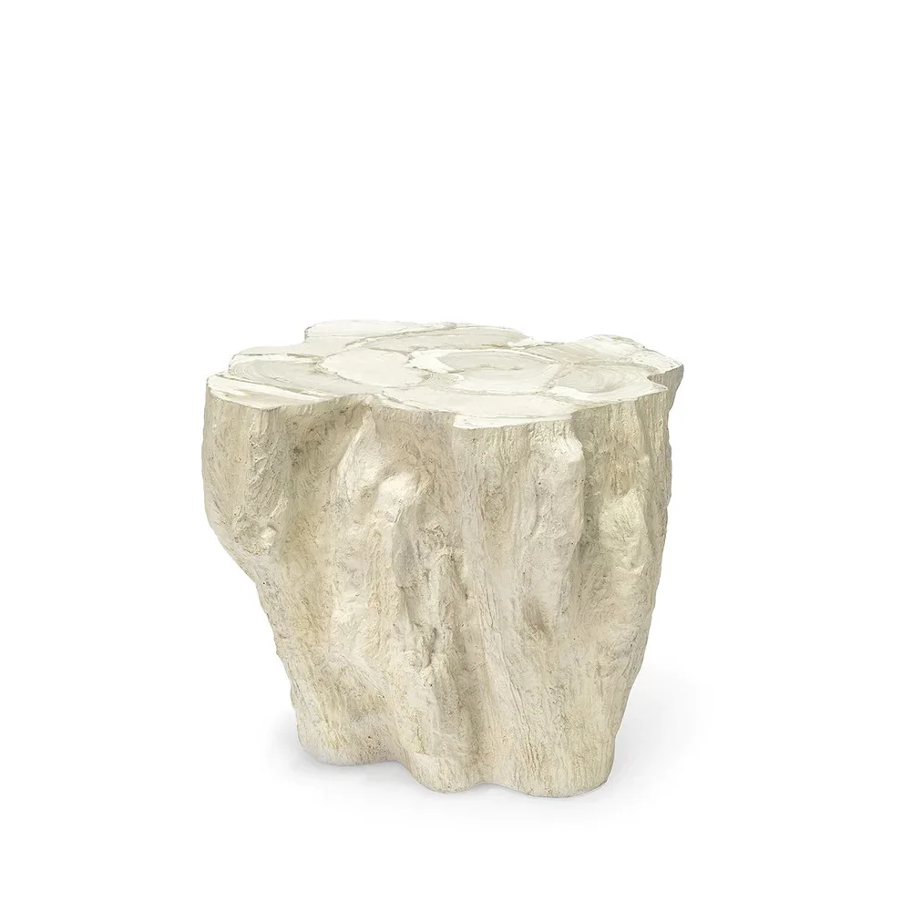 wabi-sabi design Glass fiber Reinforced Concrete  attractive shape side table  cafe table concrete table for living room