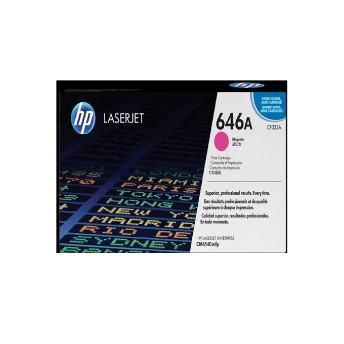 OEM Customized CF033A HP Laserjet Toner Cartridge with Original Cartridge For Printer Uses By Indian Exporters