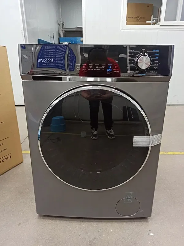 in Stock 60cm Front Load Automatic Washer & Dryer New Electric Power Washing Machine for Household Outdoor and Hotel Use