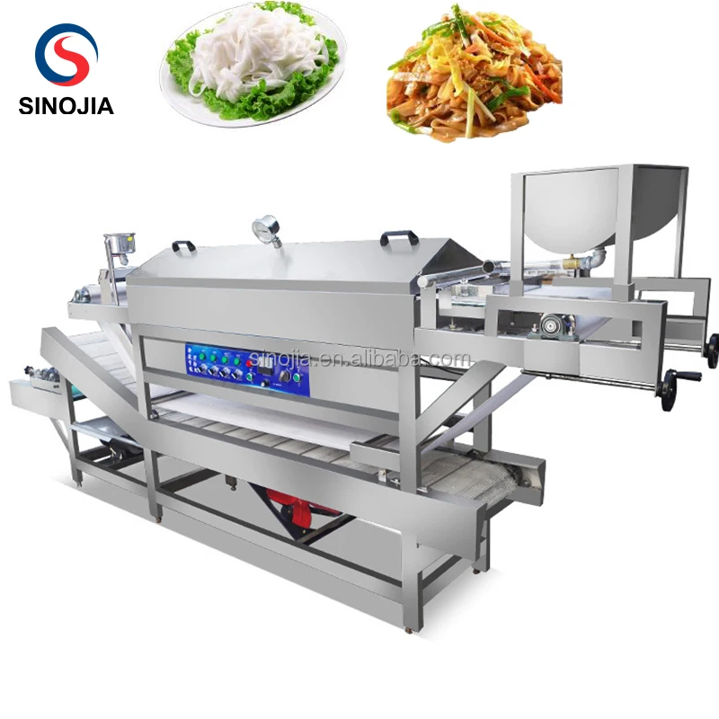 Full Automatic Rice Noodle Machine / Cold Skin Making Machine / Steam Rice Noodles Making Machine