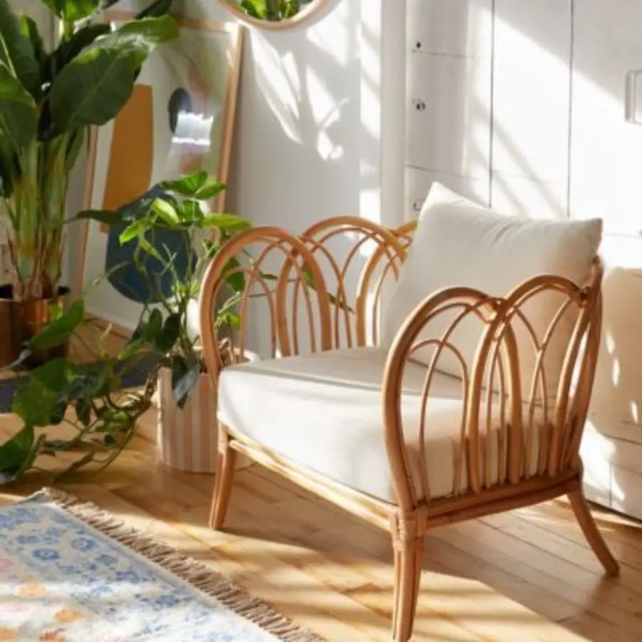 Wholesale high quality single rattan sofa for garden living room at cheap price made in Vietnam