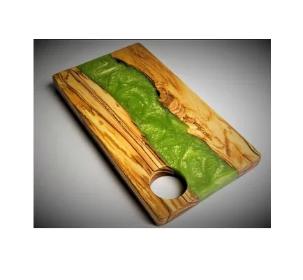 best Design Epoxy Resin Natural wood Cheese board Fruits Vegetables Chopping Serving Cutting Board durable quality best price