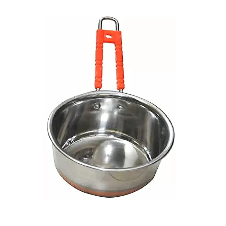 2024 Best Selling Products Mini Sauce Pan Modern Flat Base Stainless Steel Copper Bottom Mini Sauce Pan Cookware With Handle