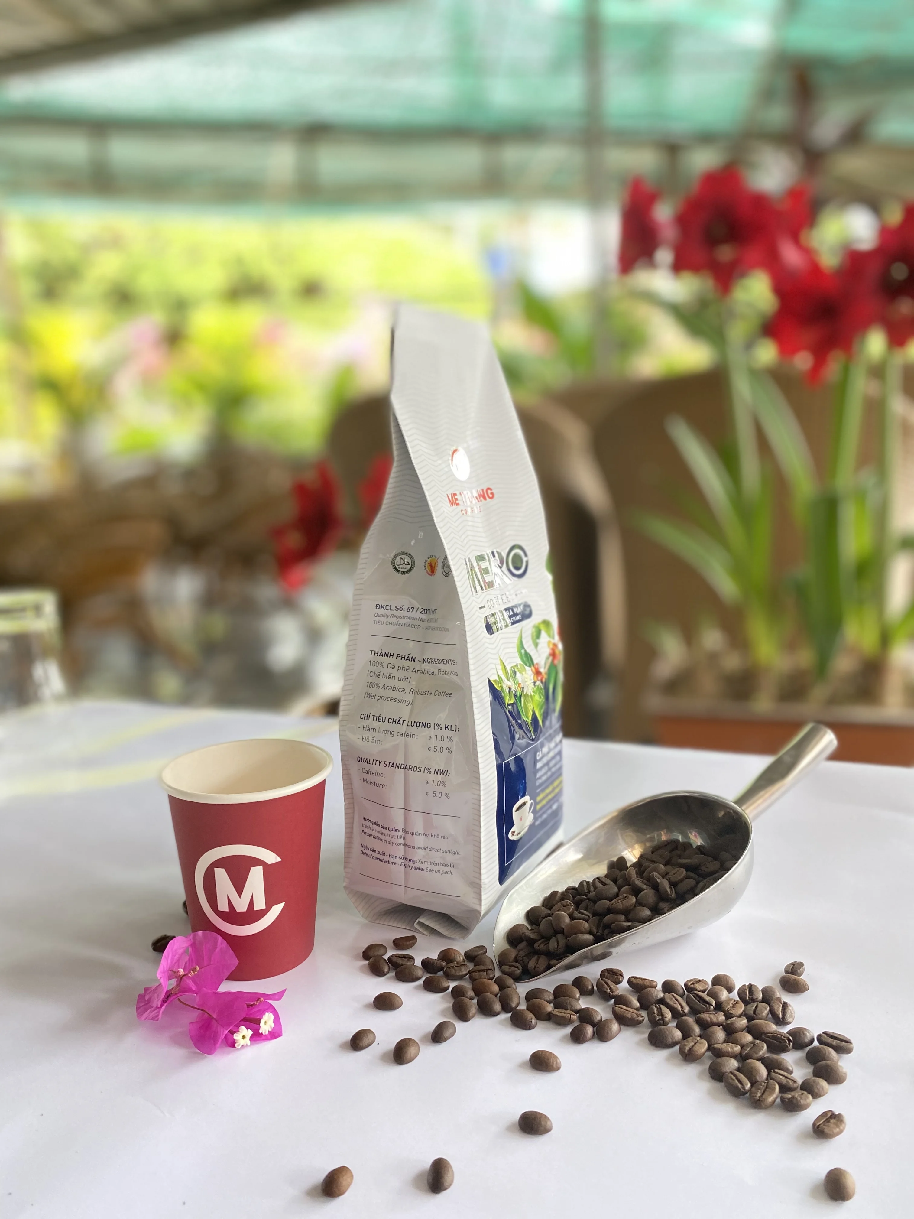 Roasted coffee beans per kg - MEDIUM ROAST WHOLE BEAN COFFEE  - MERO Vietnamese coffee unique aroma