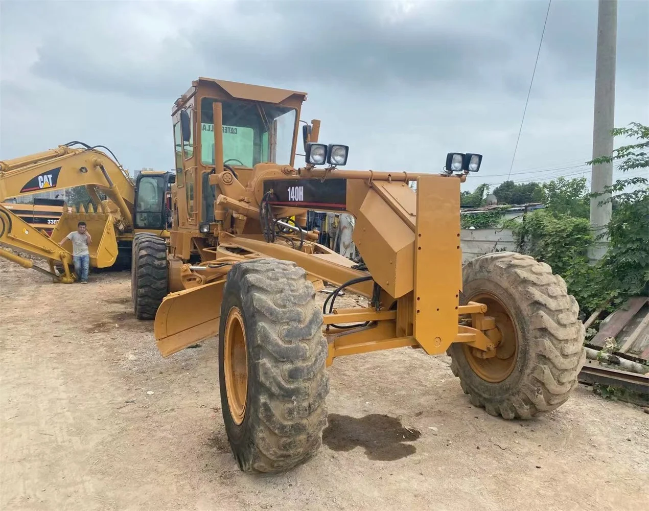original USA road motor grader used cat 140h 140k 140g 14h 16g motor grader caterpillar with competitive price in stock