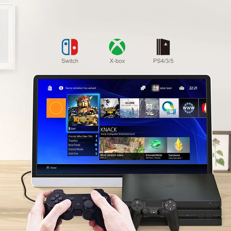 16 1 17 3 18 5 дюймов 1080p офисная работа студент учеба Домашний ноутбук мобильный телефон ПК Расширенный портативный монитор