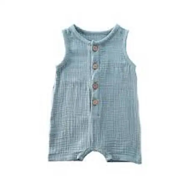 GOTS Certified 100% Organic Cotton Zipper Footie Baby Jumpsuit Romper