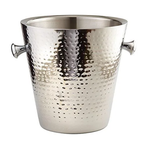Double thickened stainless steel Ice Bucket With Knob Handles wine bucket Champagne bucket for bar party