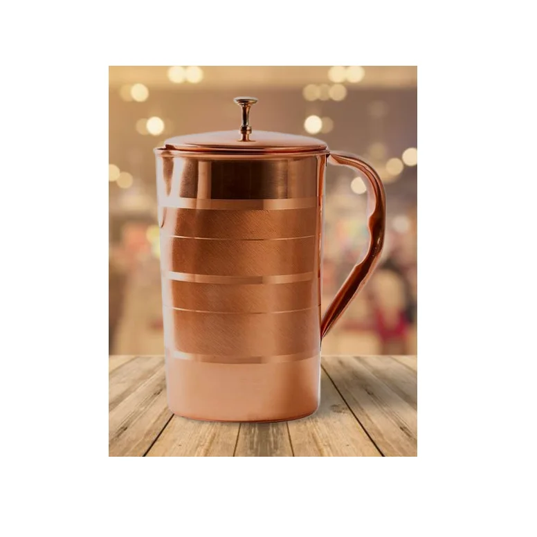 New Antique design copper jug special copper water jug made of pure copper drinkware water jug offer manufacturer from India