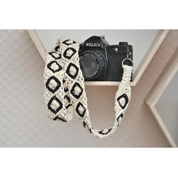 Macrame Camera Strap Holder Hand Woven Replacement Boho Strap For Sale With 100% Cotton Premium Quality at Wholesale Price