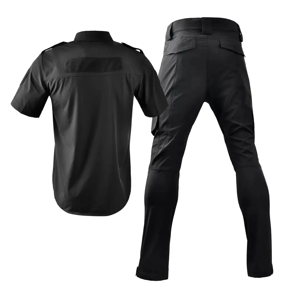 2024 Style Security Work Clothes: Long-sleeved Security Guard Officer Uniforms for Spring and Autumn