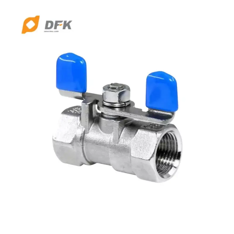SUS Butterfly Valve Handle Control Female Ball Valve