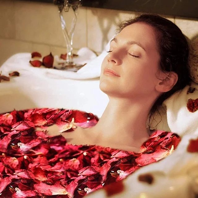 Натуральные сушеные лепестки роз настоящие цветы сухие красные для ног ванны тела ванной спа свадьбы конфетти Домашний аромат поделки «сделай сам»