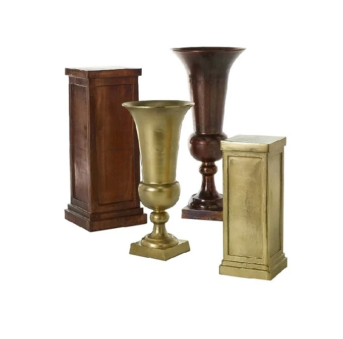 Vintage Style Home Decorative Iron Wedding Hotel Ware Tableware Decoration Restaurant Flower Vases In Good Price
