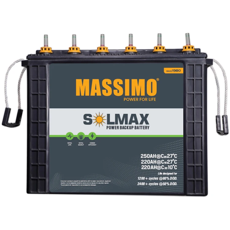 Прочные и долговечные свинцово-кислотные батареи MASSIMO 250AH 12 В резервная батарея питания по доступной рыночной цене