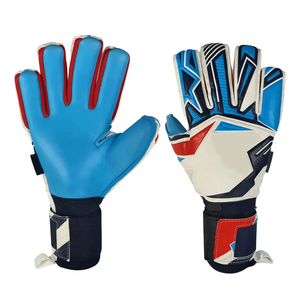 Custom Design German Latex Profional Goalkeeper Gloves for Adults Youth OEM Sialkot Made Football Gloves with Finger Protection