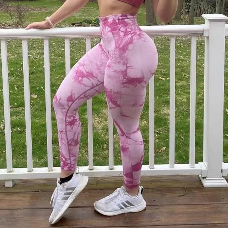 Gym Polyester Spandex Blissed Fitness Pants Custom Logo High Waisted Seamless Exercise Yoga Leggings With Pocket For Women