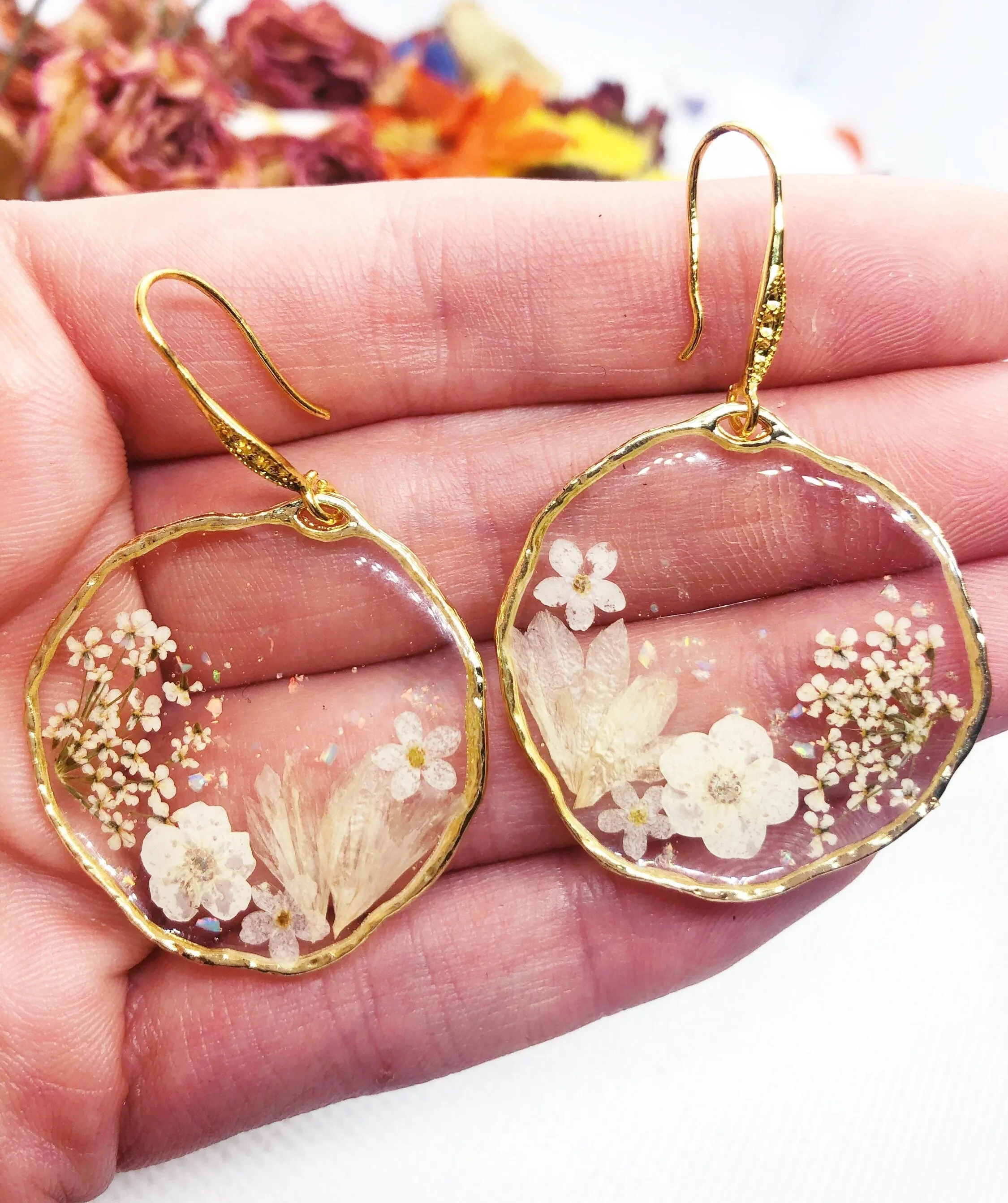 New design epoxy resin earring antique Fashion Jewelry Earrings for wholesale price epoxy resin earring genuine resin ear rings