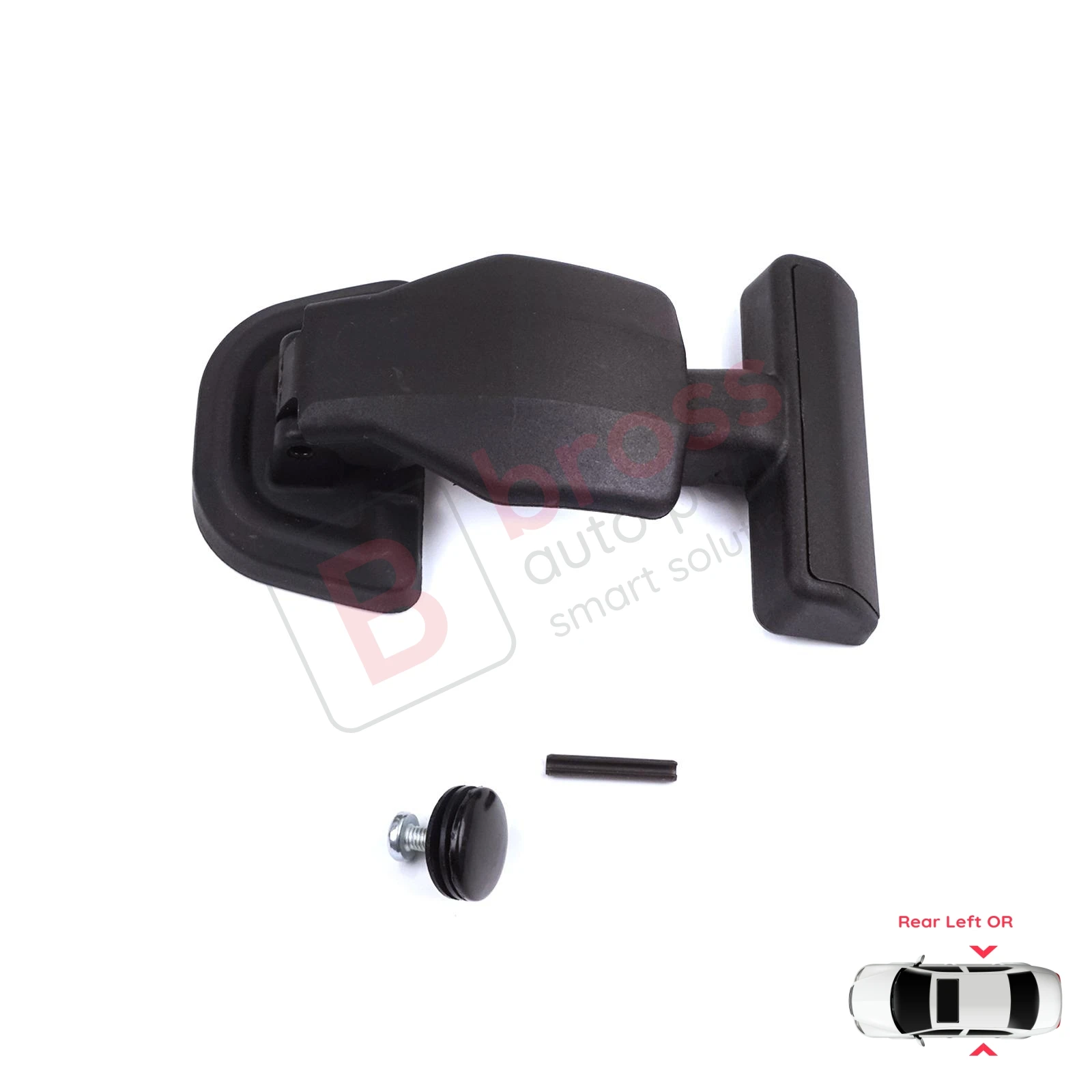 BDP1362 Rear Sliding Door Window Glass Latch Bracket for Ford Transit Tourneo Courier C4A B460 MK1 2014-2023 5-Door