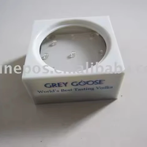 LED wine Glorifier, Smirnoff bottle display wine & spirit POMS