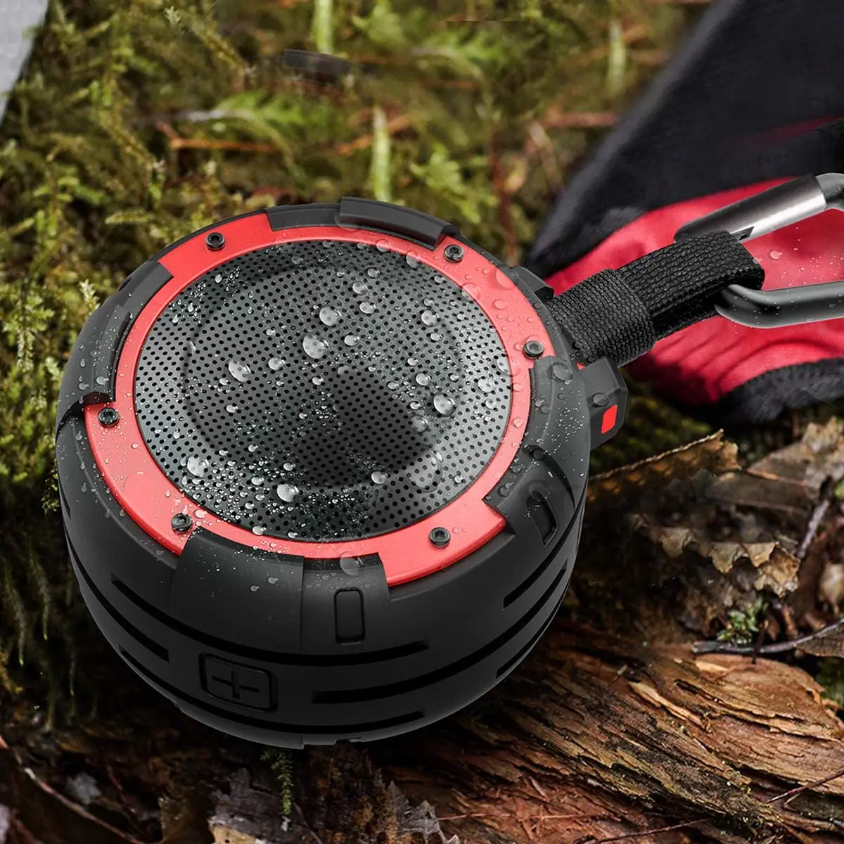 IPX8 Portable BT RGB LED Speaker 5W Waterproof  1500mAh Party speaker bike shower singer