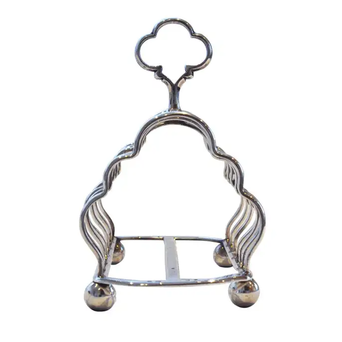 Curved Design Six Slice Toast Rack Vintage Inspired Tableware Piece For Your Dining Table Buffet Setting Or Any Entertainment