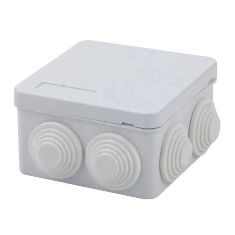 JOYELEC ABS PVC Plastic IP55 Waterproof Junction Box Outdoor Electrical Connection Box Cable Branch Box RA 85*85*50 Enclosure