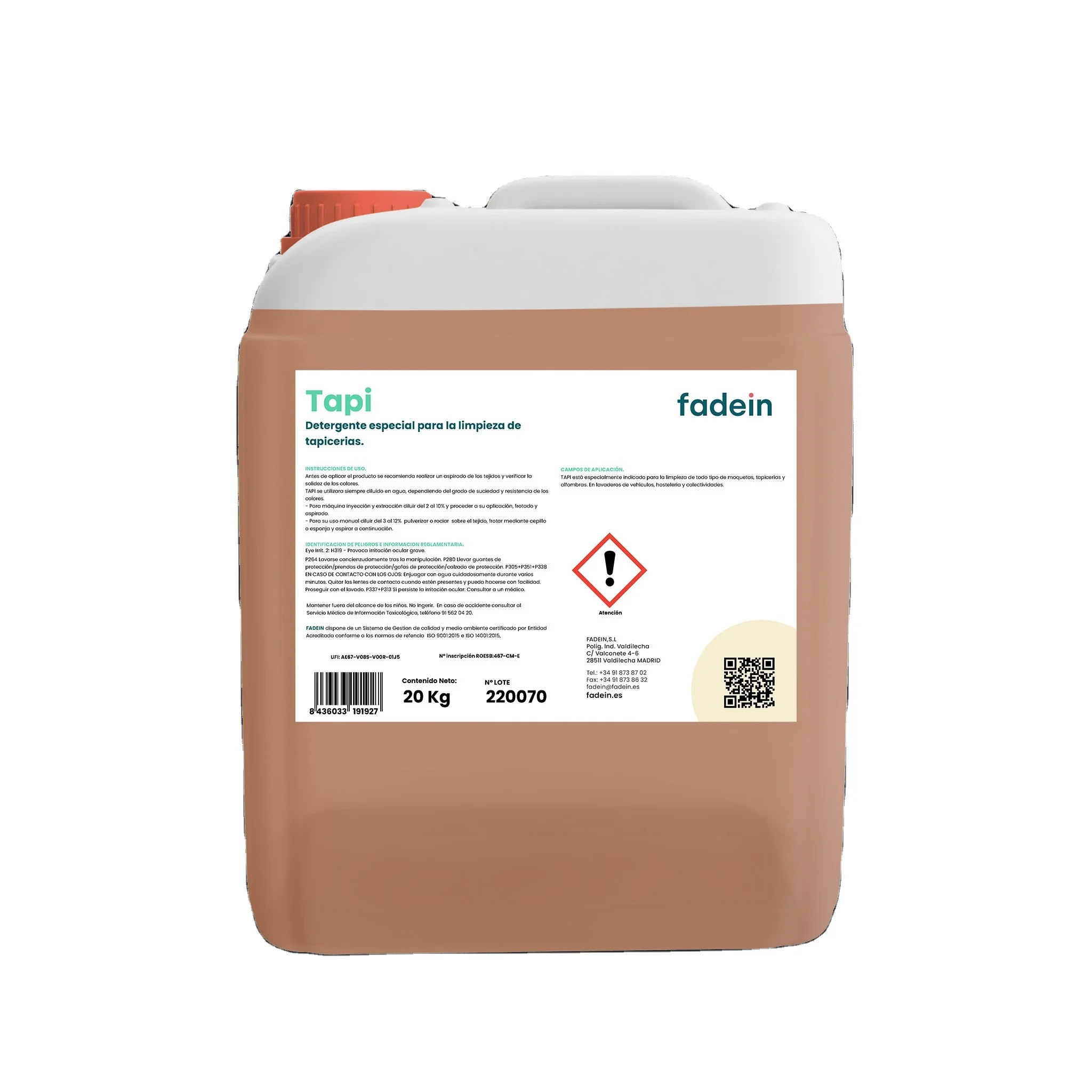 Specially Designed Eco-Friendly Sustainable Controlled Foam Detergent For Deep Cleaning Of Upholstery Carpets And Rugs