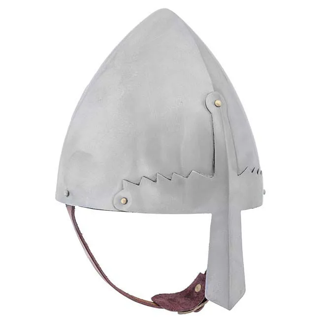 King Harold Nasal Helmet Explore History with our Handcrafted Replica | Perfect for Reenactments and Collectors