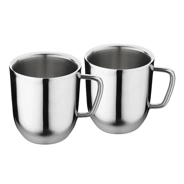 Aluminum mug Custom logo Silver Aluminum Mug Cup for Camping Aluminum mug for coffee and cold drink