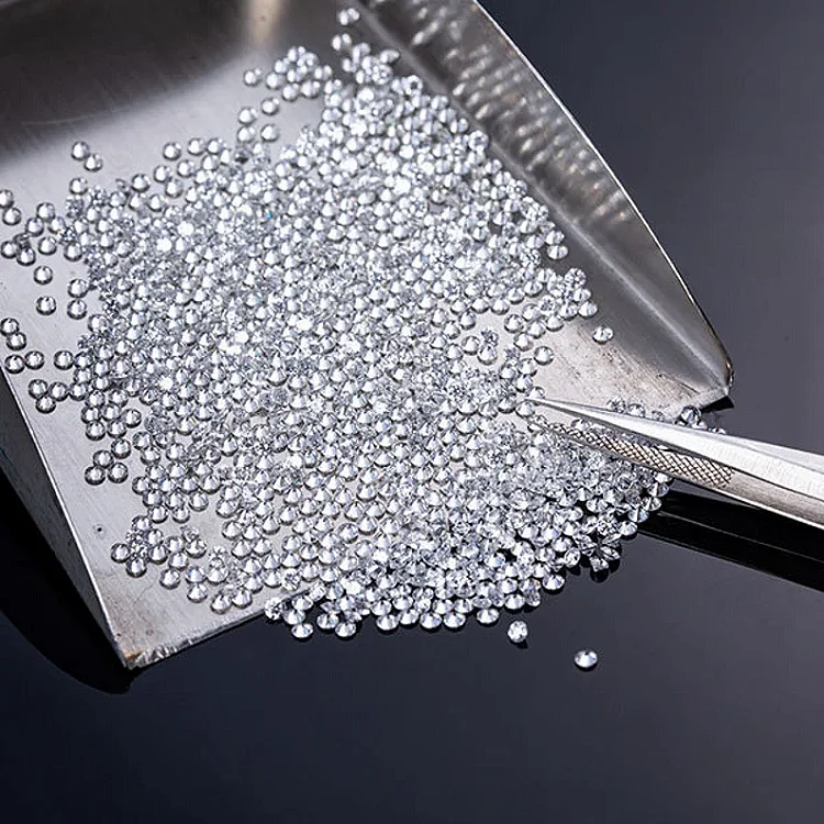 IGI lab grown vvs diamond cvd diamond wholesale small size melee round DEF color vvs loose lab diamonds for jewelry making