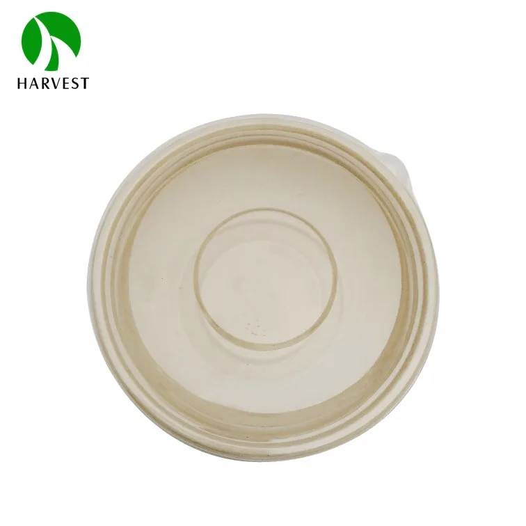 Catering Compostable Disposable Poke Donburi Bento Bowl Tray With Anti-Fog Lid
