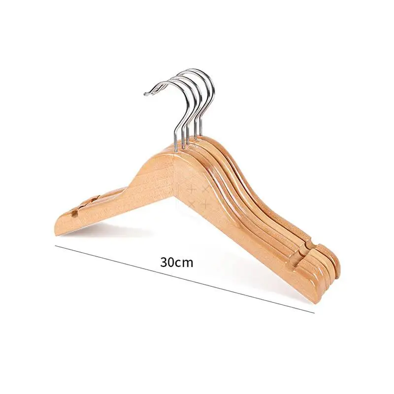 45 38 30 CM wood pet child kids clothes hanger for shop