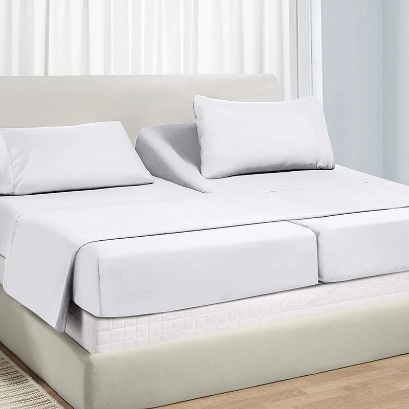 1500 Thread Count Wrinkle Fade Resistant Egyptian Quality 4 Piece Bed Sheet Set Ultra Soft Luxurious Set Includes Flat Sheet